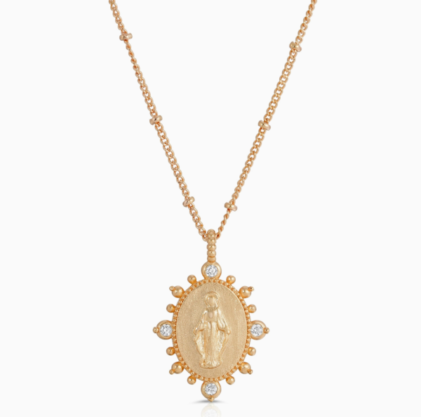 JOY DRAVECKY JEWELRY Lady Lourdes Pendant Necklace