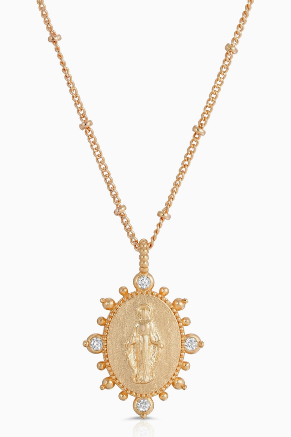 JOY DRAVECKY JEWELRY Lady Lourdes Pendant Necklace