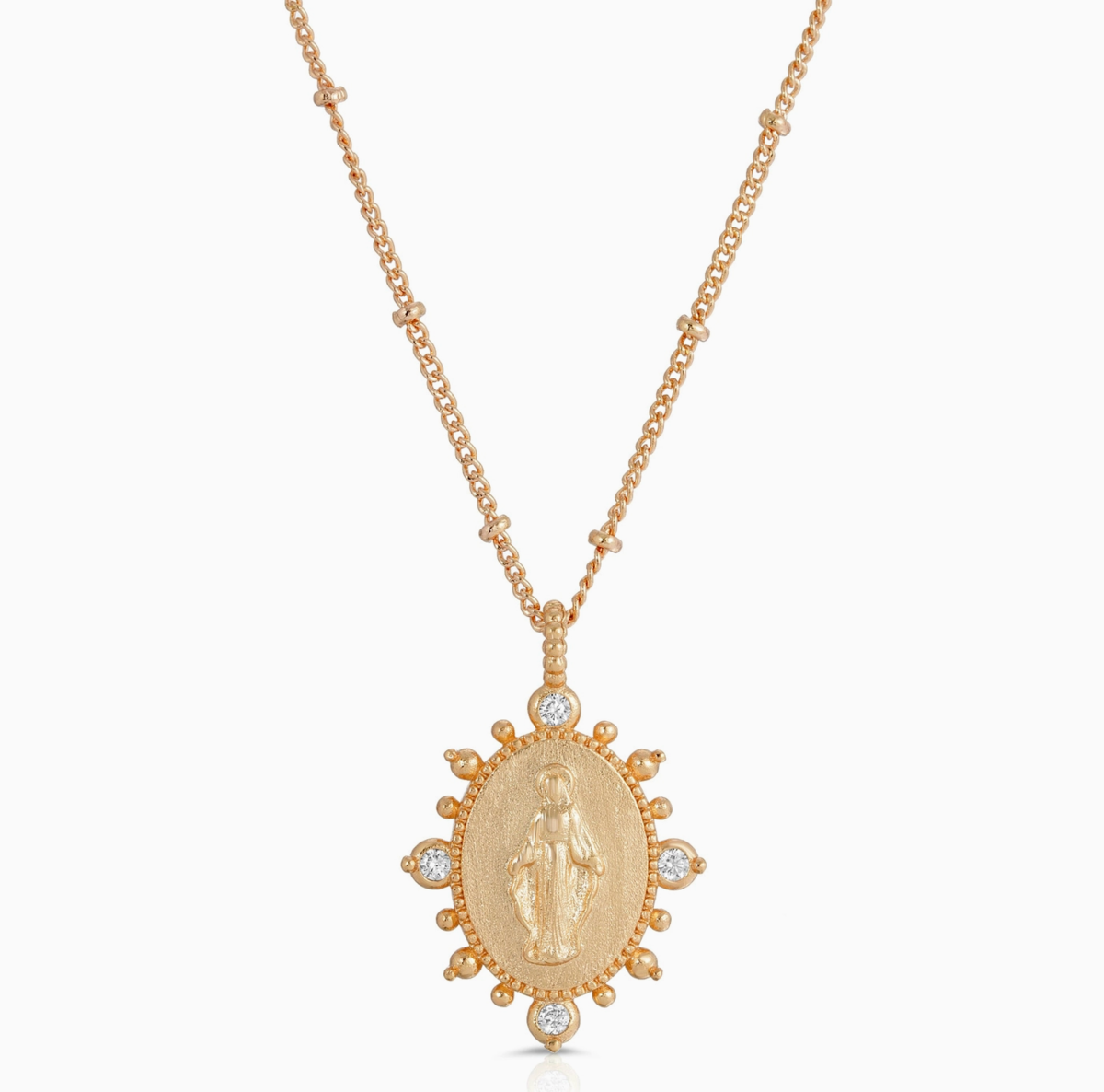 JOY DRAVECKY JEWELRY Lady Lourdes Pendant Necklace - Image 2 of 3