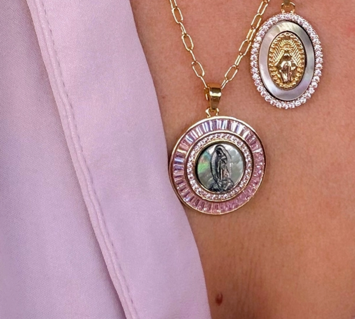 JOY DRAVECKY JEWELRY Mother Mary Necklace - Image 2 of 4
