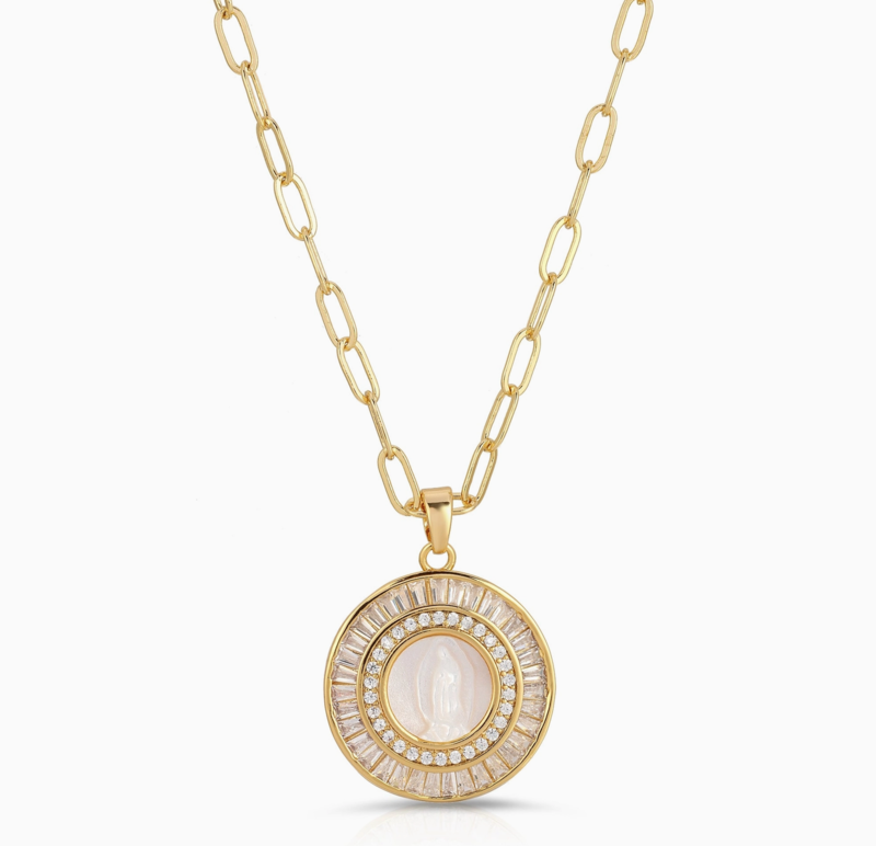 JOY DRAVECKY JEWELRY Mother Mary Necklace