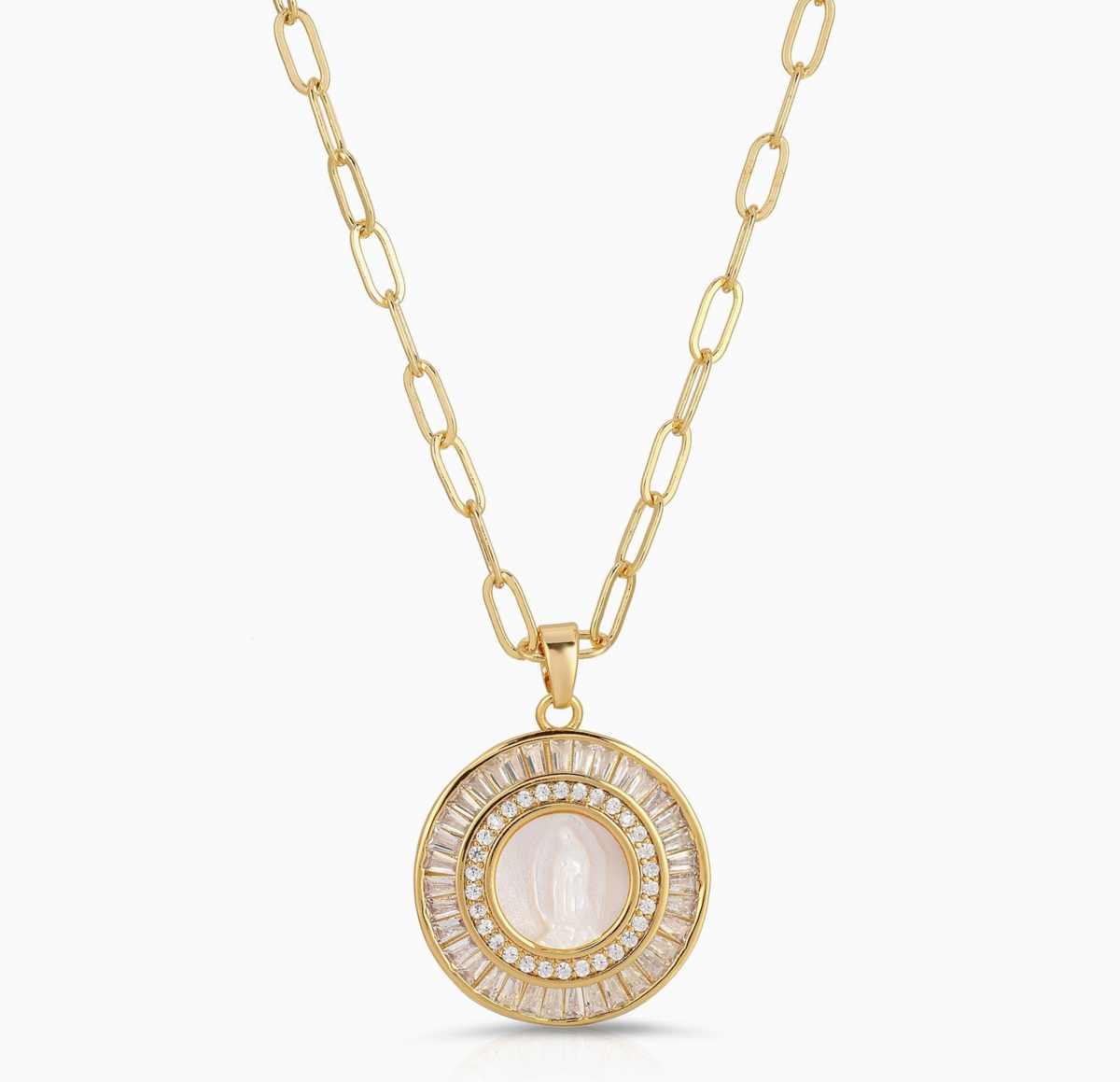 JOY DRAVECKY JEWELRY Mother Mary Necklace - Image 3 of 4
