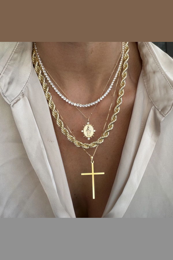 JOY DRAVECKY JEWELRY Valentina Necklace - Gold