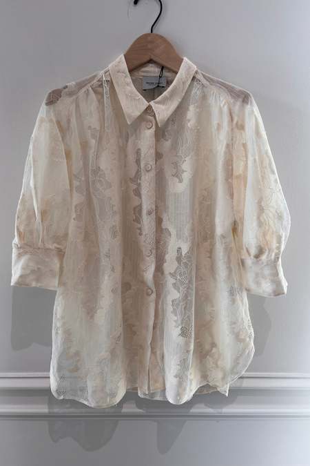 Stine Goya Juno Blouse - Flowers In Fast Motion | Garmentory