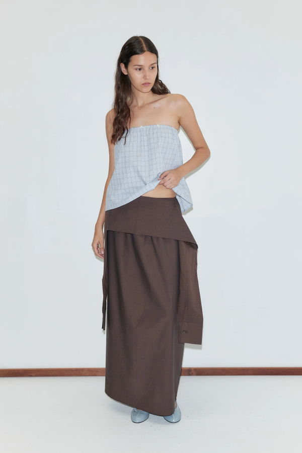 Deiji Studios Maxi Belt Skirt