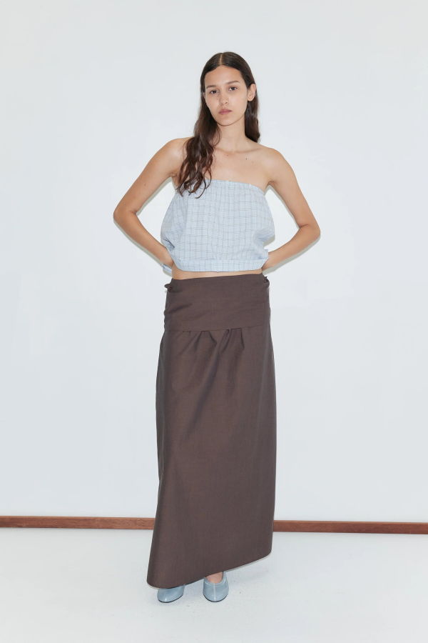 Deiji Studios Maxi Belt Skirt
