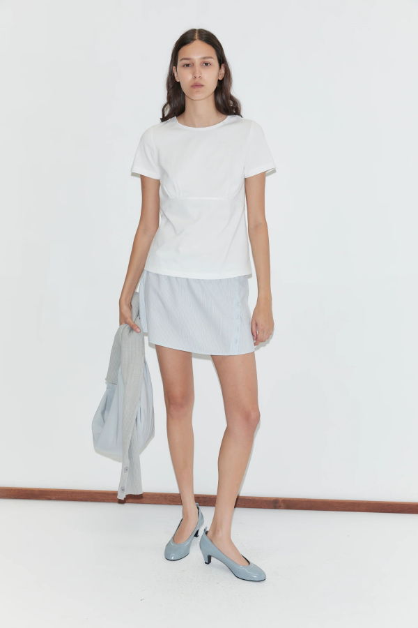 Deiji Studios Tape Tee - White