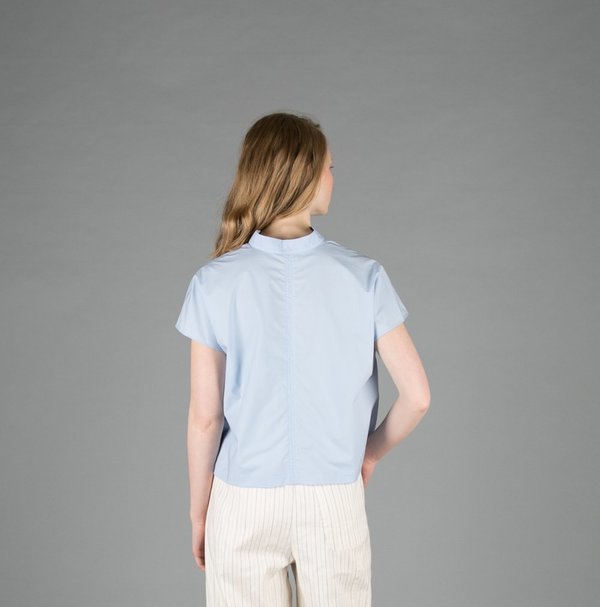 Creatures of Comfort Naomi Cotton Top - SKY BLUE Creatures of Comfort Naomi Cotton Top - SKY BLUE