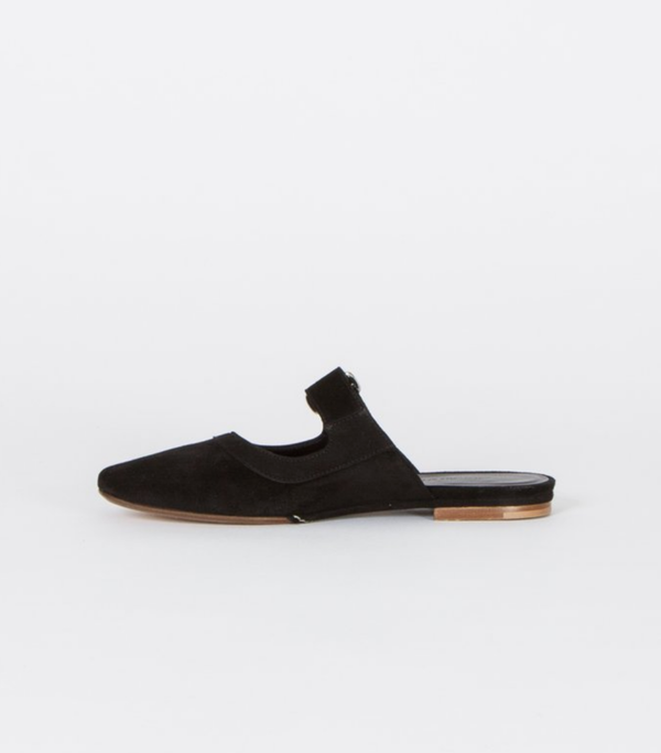 Creatures of Comfort Lucca Slip On Lamb Suede Shoe - BLACK Creatures of Comfort Lucca Slip On Lamb Suede Shoe - BLACK