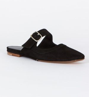 Creatures of Comfort Lucca Slip On Lamb Suede Shoe - BLACK Creatures of Comfort Lucca Slip On Lamb Suede Shoe - BLACK