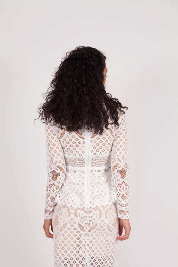 Keepsake Bridges L/S Lace Top - IVORY Keepsake Bridges L/S Lace Top - IVORY