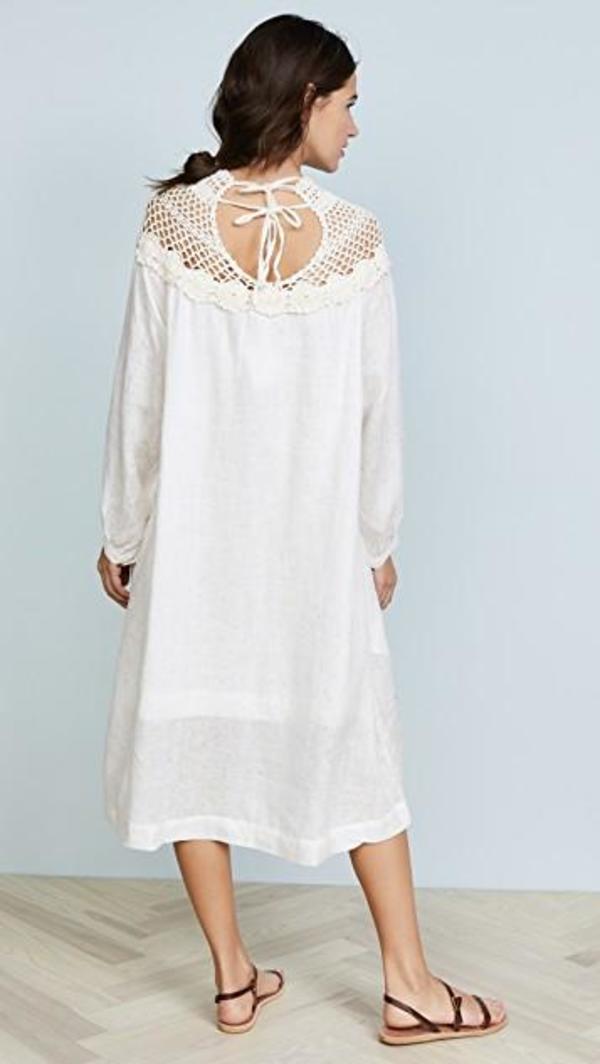 white christmas dresses Black Crochet Trim Collar Mini Dress