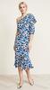 Saloni Juliet Dress - Blue Floral - Thumbnail 2