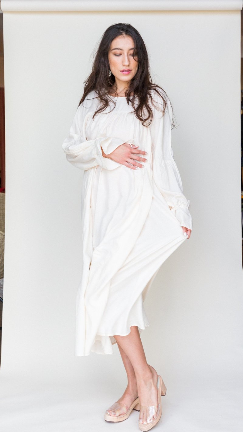 Selva Negra Phoebe Dress - Oatmeal