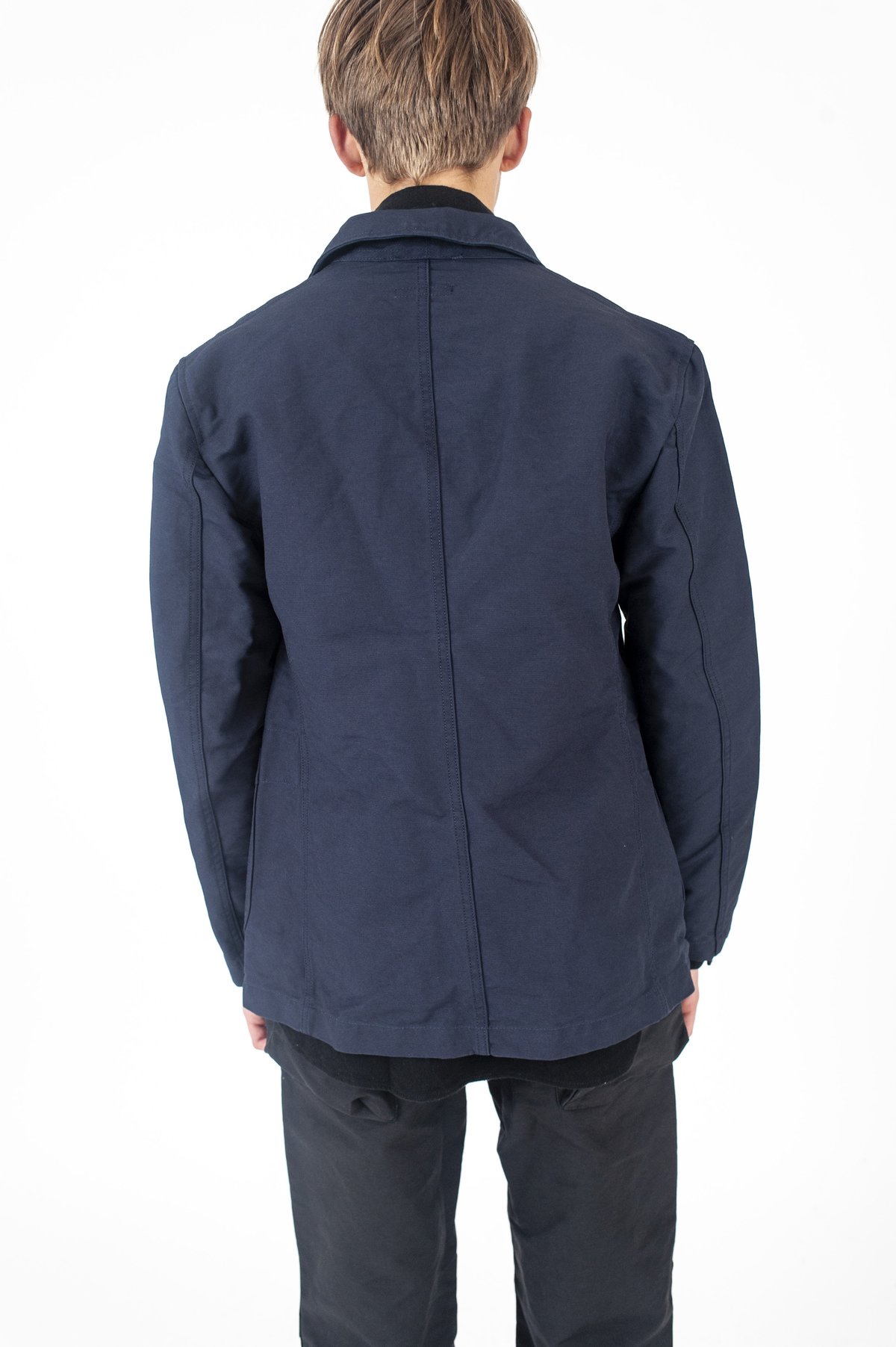Engineered Garments Bedford Jacket Dk. Navy Cotton Double Engineered Garments Bedford Jacket Dk. Navy Cotton Double