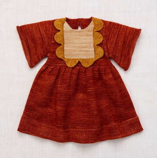 misha&puff■Scallop Bib Dress■3-4y kids Misha & Puff Scallop Bib Dress | Garmentory