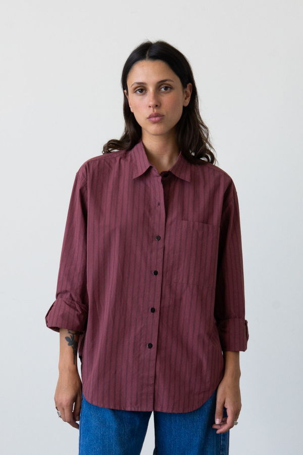 Waltz Oversized Button-Up Shirt