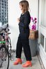 Iris Denim Shy Boy Jumpsuit - Black - Thumbnail 2