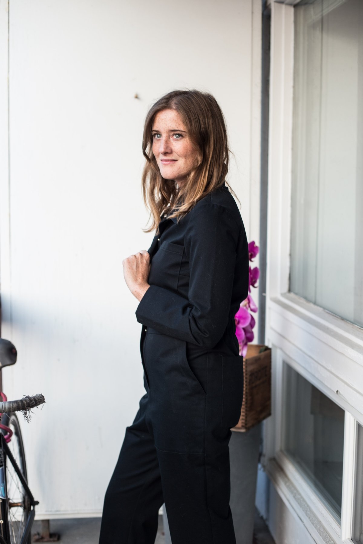 Iris Denim Shy Boy Jumpsuit - Black - Image 3 of 6