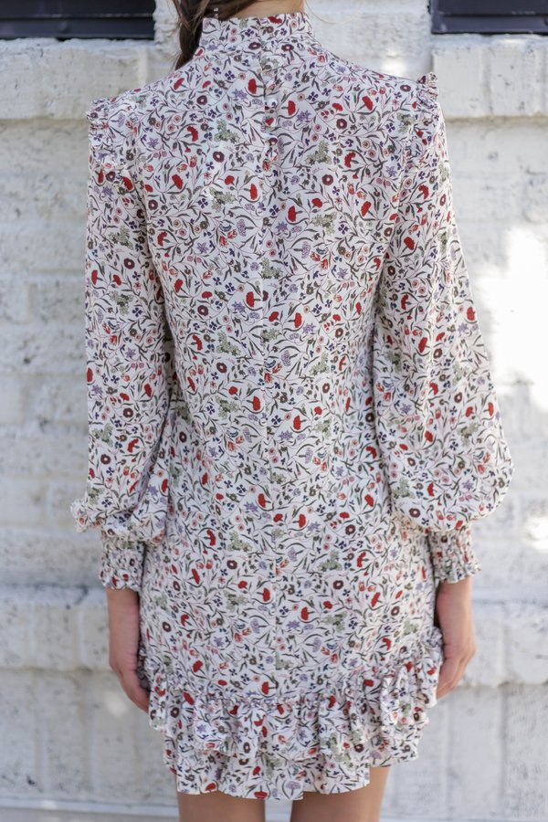 frame smocked shift dress