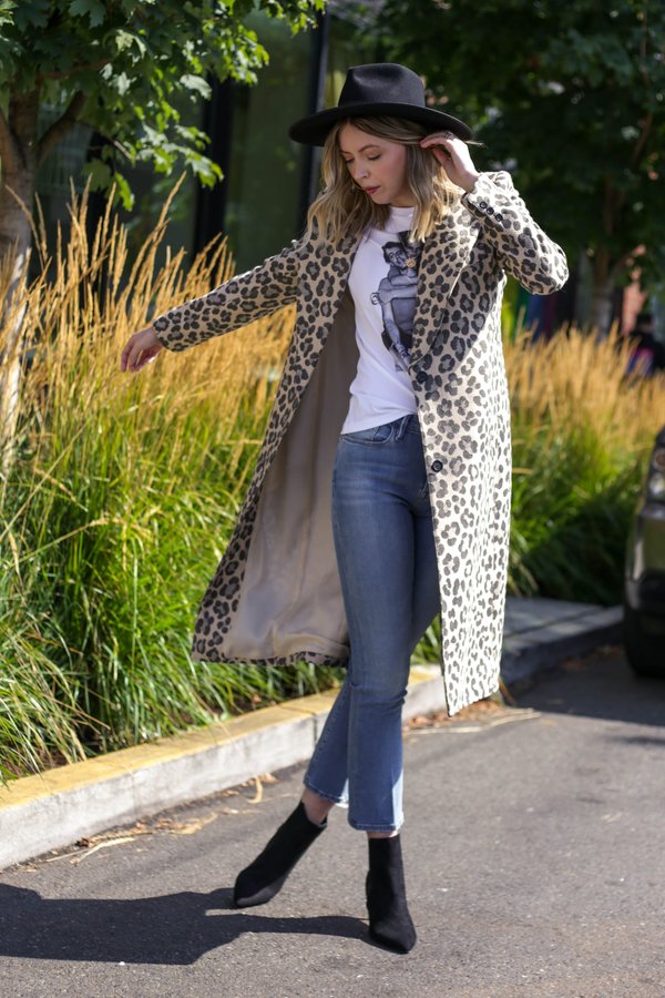 smythe leopard coat
