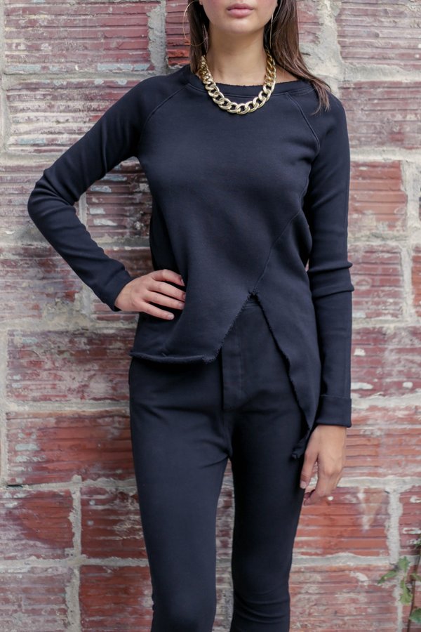 frank and eileen asymmetric sweatshirt