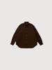 A.Presse Double Weave Twill Regular Collar Shirt - Dark Olive - Thumbnail 1