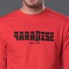 Head of State+ Paradise Long Sleeve Tee Shirt - Red - Thumbnail 3