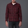 Freemans Sporting Club Waxed Cotton Chore Jacket - Red Plaid - Thumbnail 1
