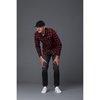 Freemans Sporting Club Waxed Cotton Chore Jacket - Red Plaid - Thumbnail 5