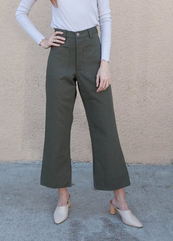Sasha Darling Sailor Jean Pants - FOREST Sasha Darling Sailor Jean Pants - FOREST