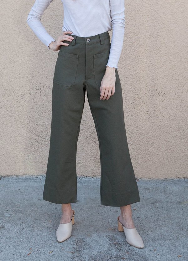 Sasha Darling Sailor Jean Pants - FOREST Sasha Darling Sailor Jean Pants - FOREST