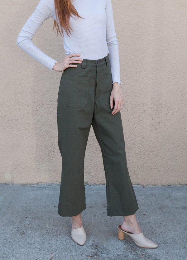 Sasha Darling Sailor Jean Pants - FOREST Sasha Darling Sailor Jean Pants - FOREST