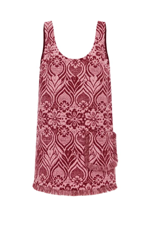 ALÉMAIS Blondie Mini Dress - Burgundy