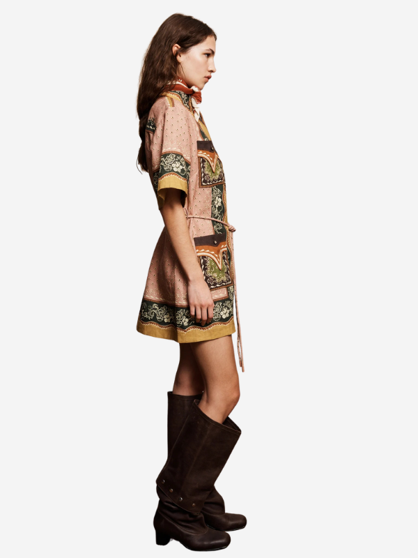 darcey sash knit mini dress ALÉMAIS OU