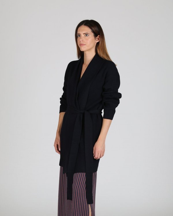 Creatures of Comfort Open Shawl Cardigan - BLACK Creatures of Comfort Open Shawl Cardigan - BLACK