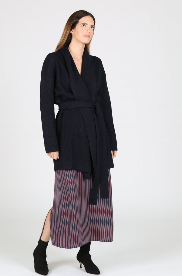 Creatures of Comfort Open Shawl Cardigan - BLACK Creatures of Comfort Open Shawl Cardigan - BLACK