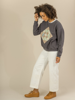Carleen Patchwork Sweatshirt Carleen Patchwork Sweatshirt