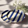 Casa Amarosa S/2 Ceramic Plate - Blue Stripe - Thumbnail 8
