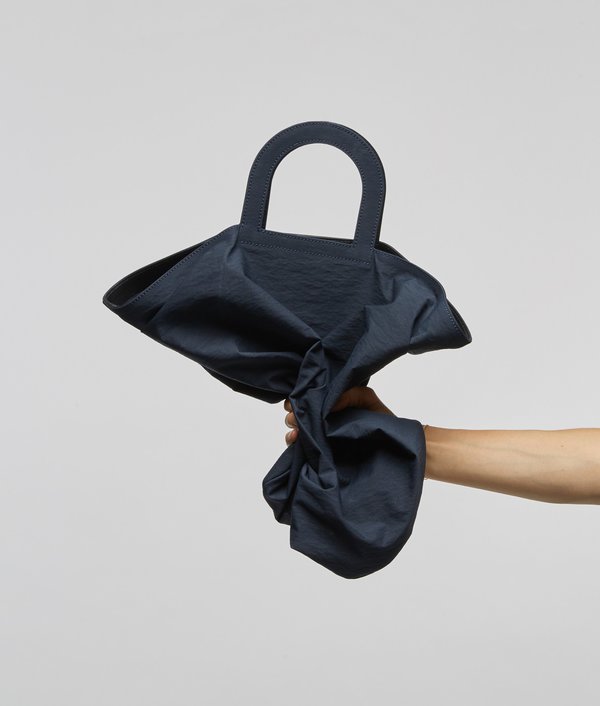 Building Block Stencil BAG - Navy Crinkle | Garmentory