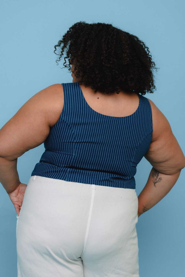Noble Corset Tank Top - Rope Stripe