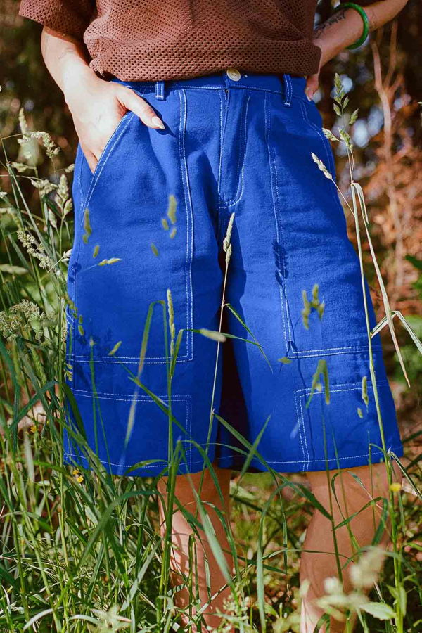 Noble Jort Shorts - Cobalt