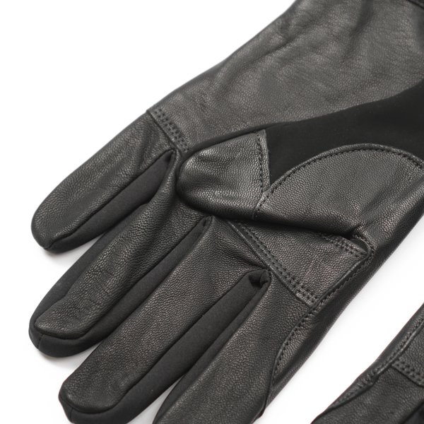stone island gloves black