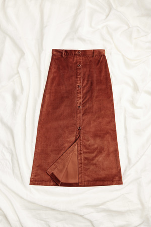 First Rite Button Skirt Corduroy First Rite Button Skirt Corduroy