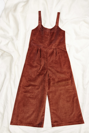 First Rite Crop Pantsuit Corduroy First Rite Crop Pantsuit Corduroy