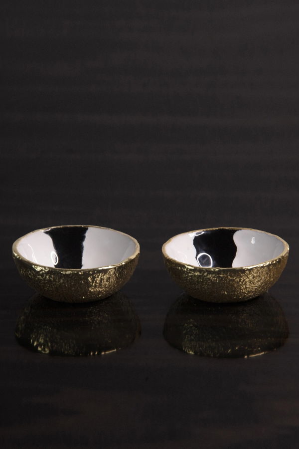 Lunares Bianco Nero Salt & Pepper Set