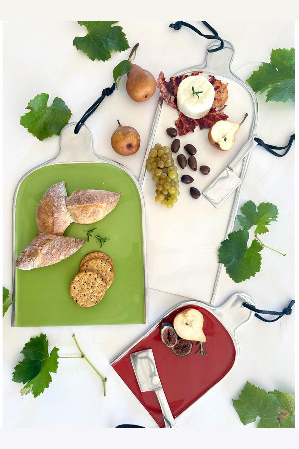 Lunares Cheese Paddle & Knife Set