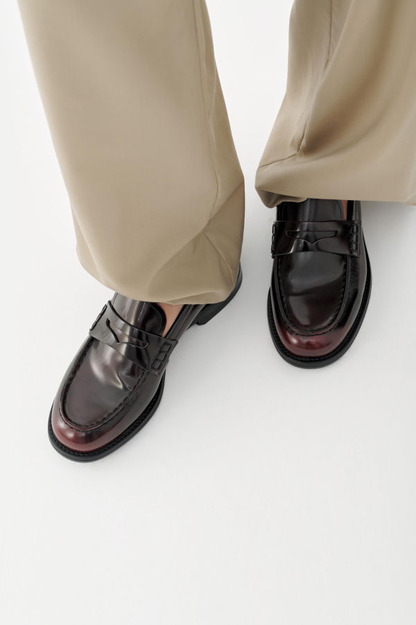 Vagabond Linn Loafer - Dk Bordo