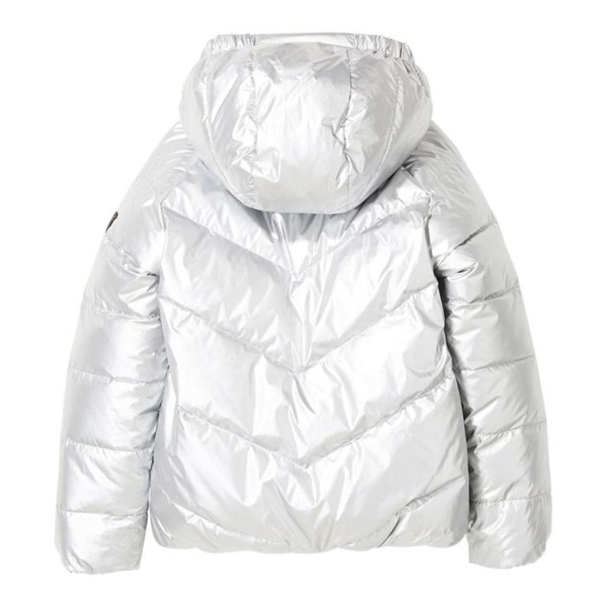KIDS Finger In The Nose Snowdance Reversible Down Winter Jacket - Silver - Image 2 of 4