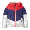 KIDS Finger In The Nose Snowdance Reversible Down Winter Jacket - Silver - Thumbnail 3